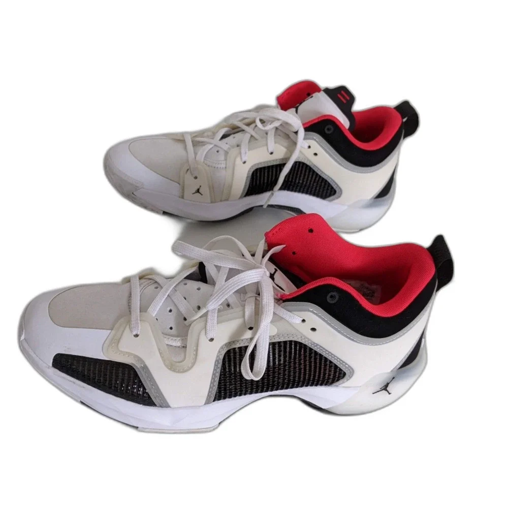 Men's Vintage Nike Air Jordan 37 XXXVII Low Siren Red White Black Sneakers 12 - Picture 7 of 8